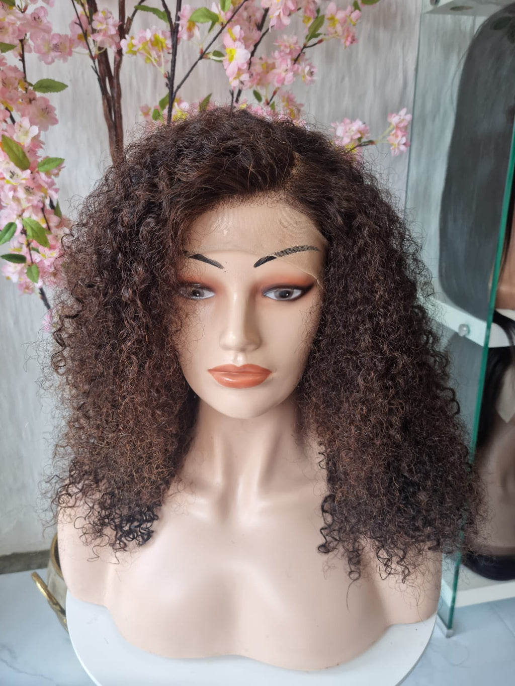 INDIAN CURL FRONTAL WIG 26"