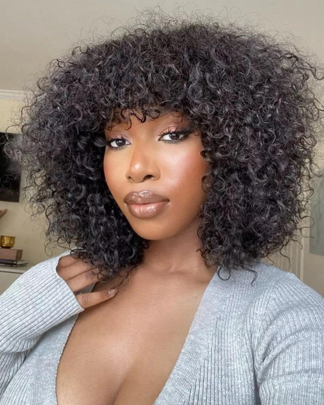 Curly Fringe Malaysian 10" SALE